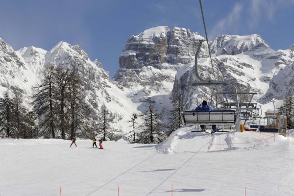 Pinzolo, Madonna di Campiglio e la Ski Area Campiglio Dolomiti